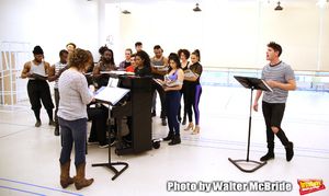 Casey Cott with cast  Photo