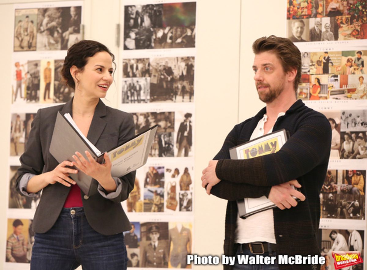 Mandy Gonzalez and Christian Borle at 