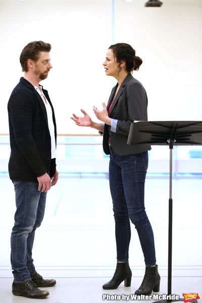 Christian Borle and Mandy Gonzalez Photo