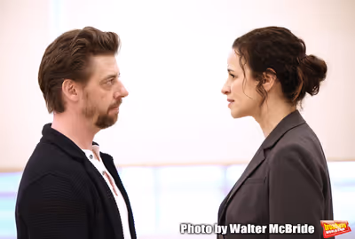 Christian Borle and Mandy Gonzalez Photo