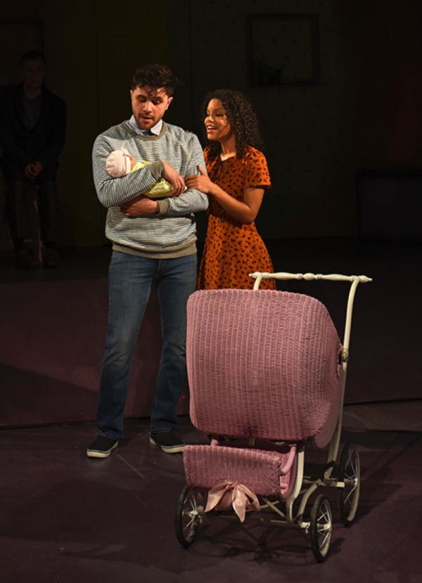 Daisy (Jose M. Cervantes) and Cynthia (Kirby Gibson) share a moment with their newbor Photo