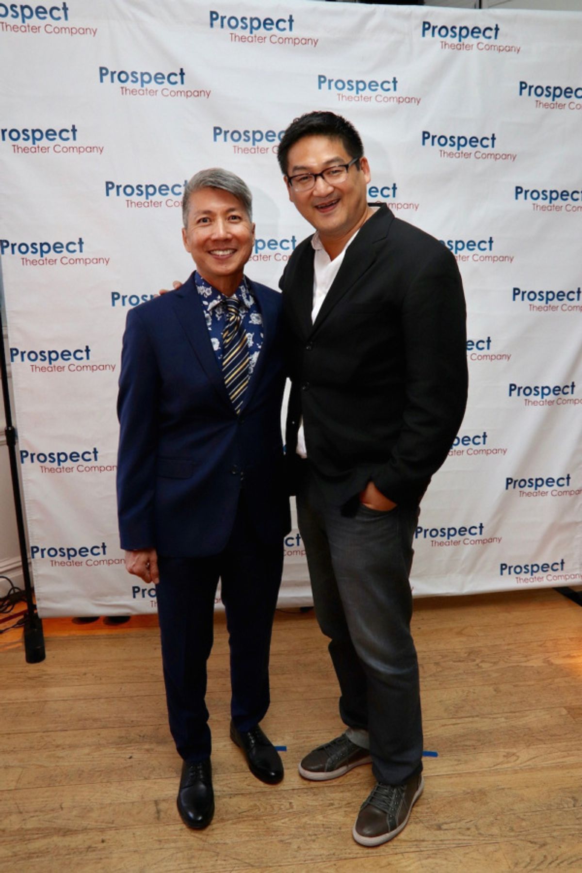 GOLD MOUNTAIN creator Jason Ma and AMERICAN MORNING creator Timothy Huang at 