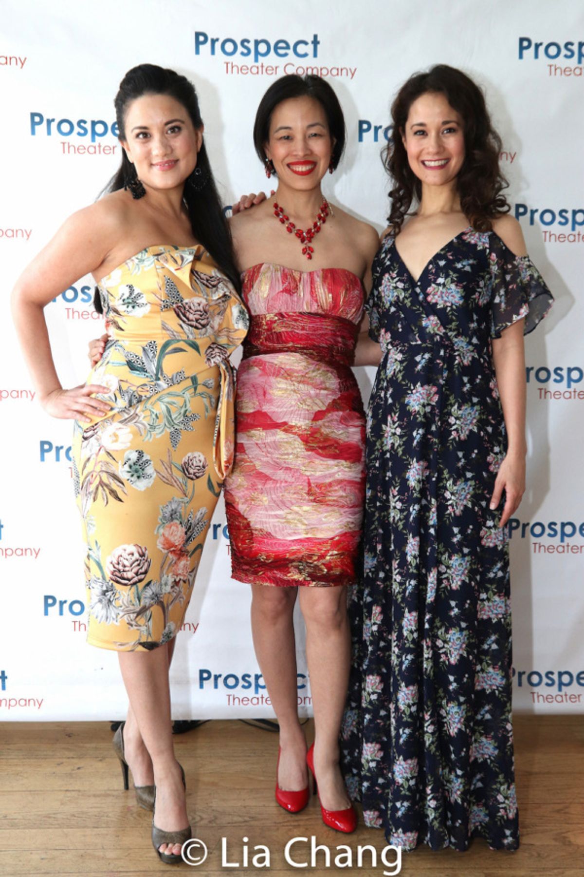 Diane Phelan, Lia Chang and Ali Ewoldt at 