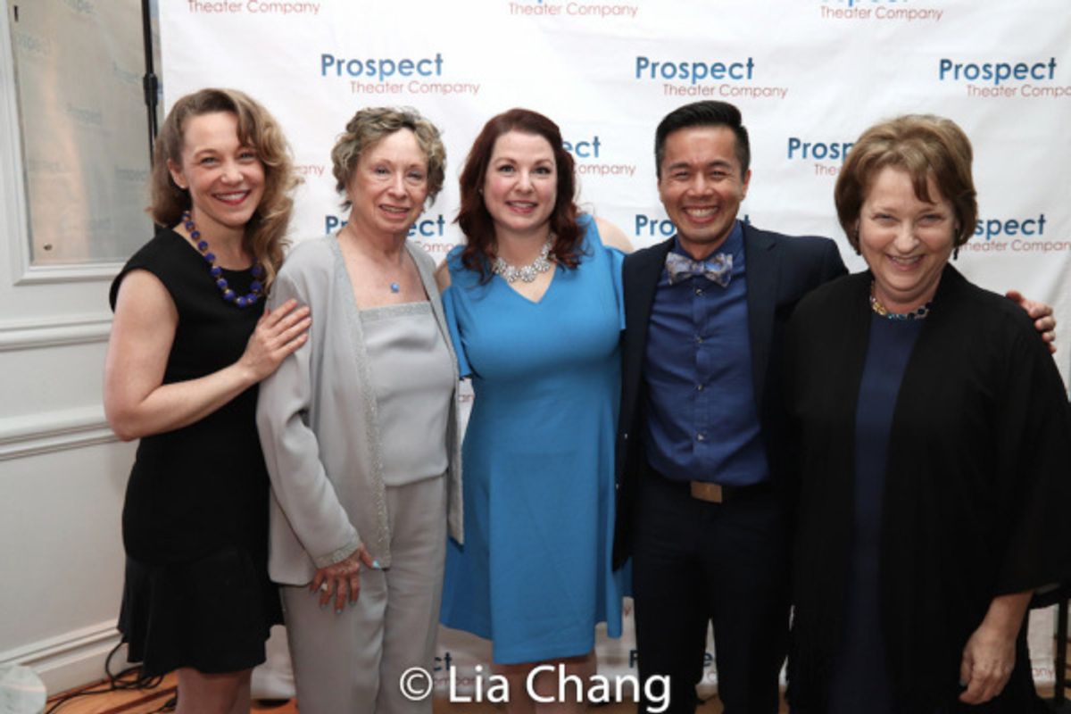 Co-chair Jane Abramson, Honorees Harriet Slaughter, Michelle McGorty, Steven Eng and Co-chair Tira Harpaz at 