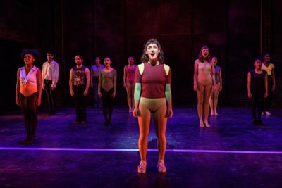 Adrienne Storrs as Diana Morales in A CHORUS LINE from Porchlight Music Theatre Photo