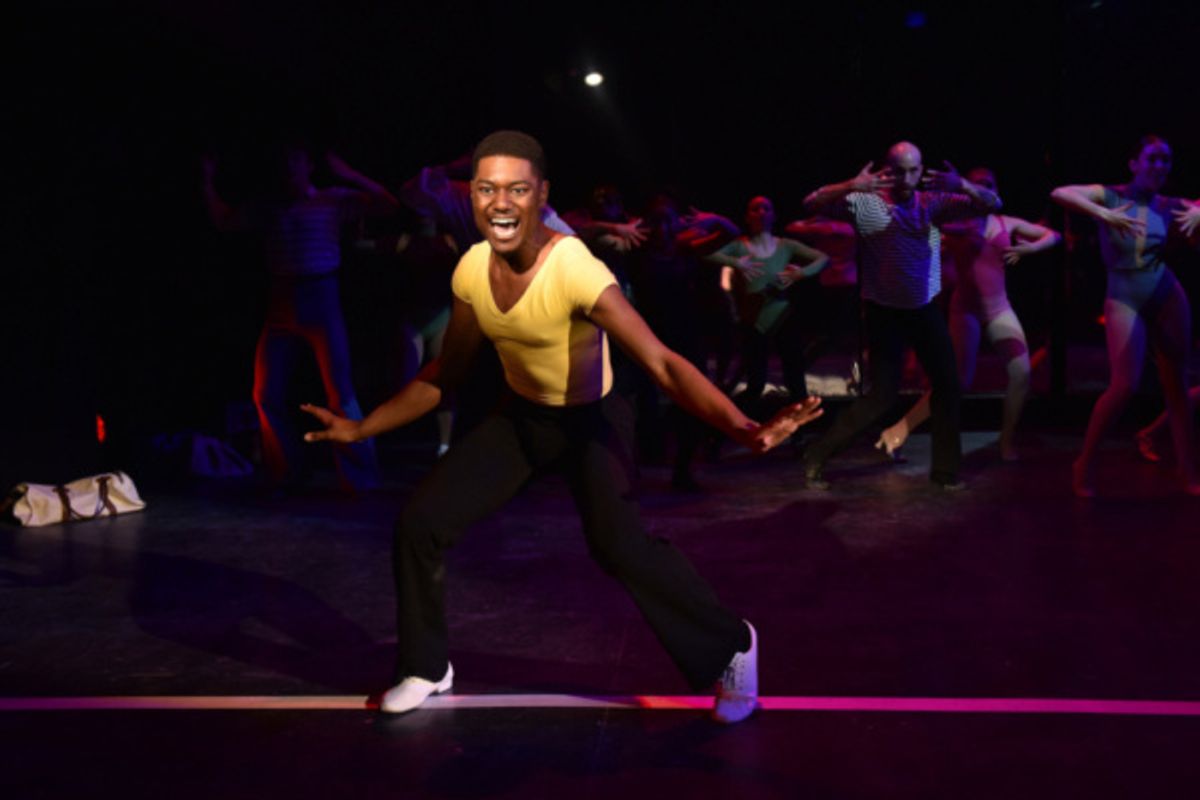 Terrell Armstrong as Richie Walters in A CHORUS LINE from Porchlight Music Theatre at 