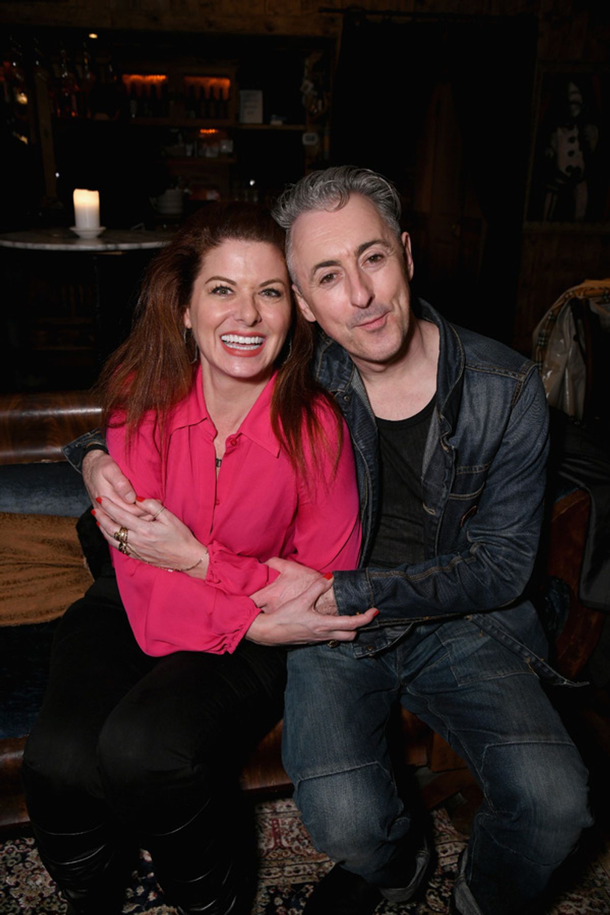 Debra Messing and Alan Cumming at 