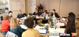 Erica Schmidt with cast @ BroadwayWorld Erica Schmidt with cast Photo