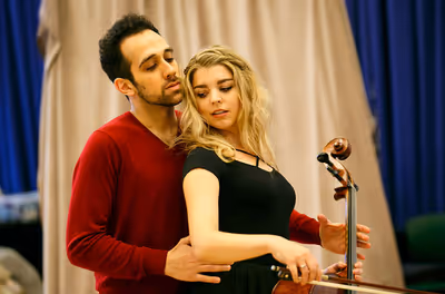 Sydney Shepherd and George Abud Photo