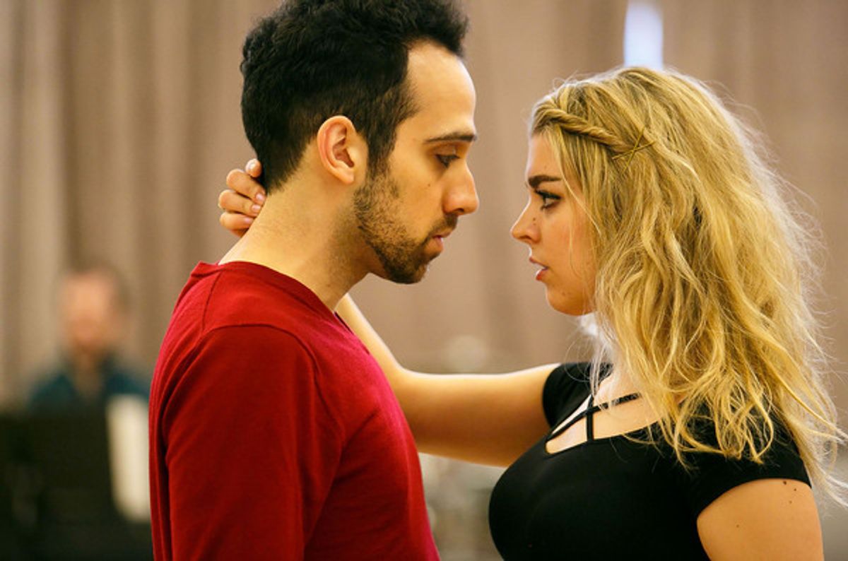 Sydney Shepherd and George Abud at 