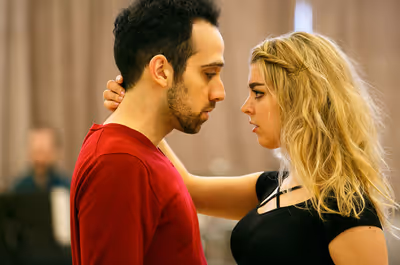 Sydney Shepherd and George Abud Photo