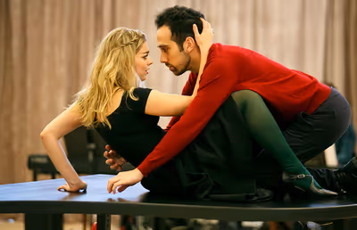 Sydney Shepherd and George Abud Photo