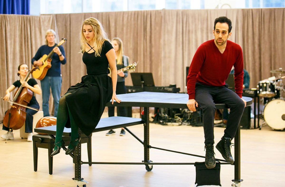 Sydney Shepherd and George Abud at 