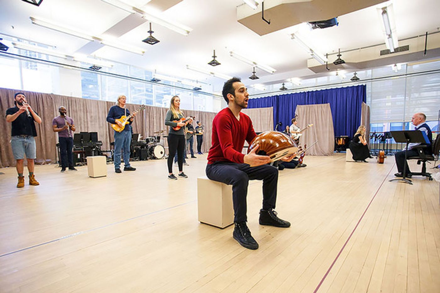 Photo Flash: In Rehearsal with the World Premiere of AUGUST RUSH  Image