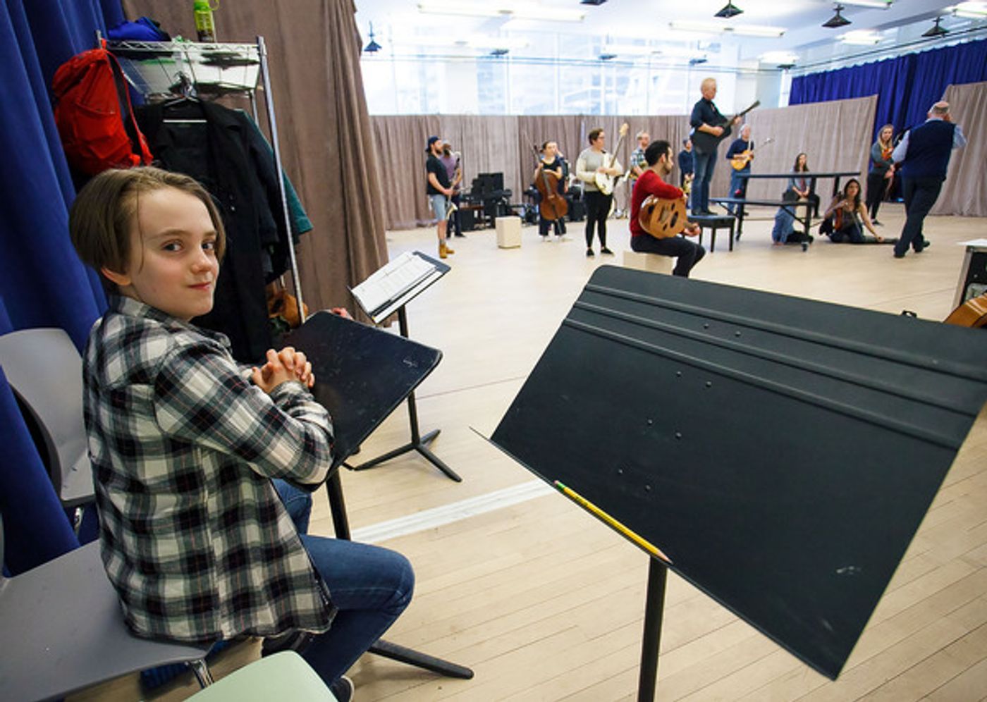 Photo Flash: In Rehearsal with the World Premiere of AUGUST RUSH  Image