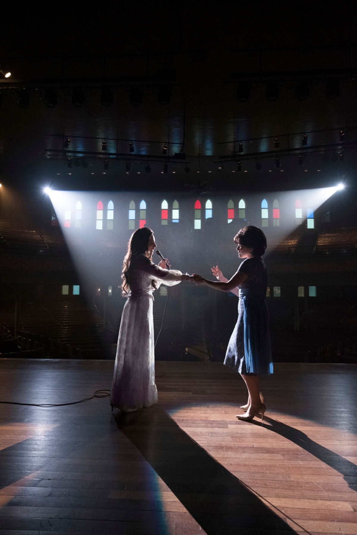 Jessie Mueller and Megan Hilty at 