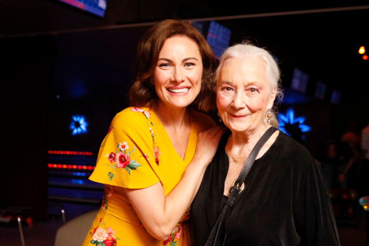 Laura Benanti and Rosemary Harris at 