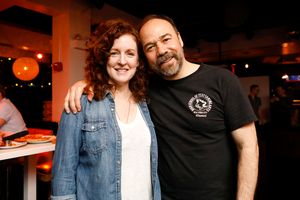 Linda Mugleston and Danny Burstein @ BroadwayWorld Linda Mugleston and Danny Burstein Photo