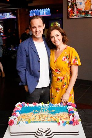 Harry Hadden-Paton and Laura Benanti Photo