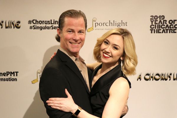 Actors Richard Strimer and Laura Savage Photo