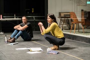 Paul Bazely and Natalie Abrahami @ BroadwayWorld Paul Bazely and Natalie Abrahami Photo