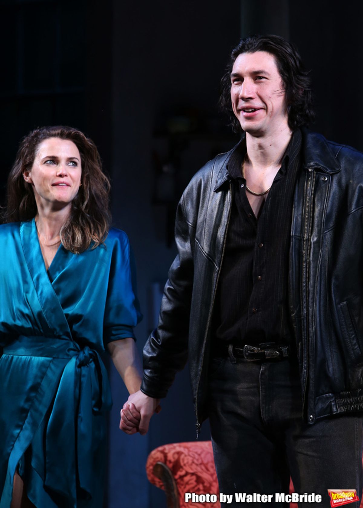 Keri Russell and Adam Driver at 