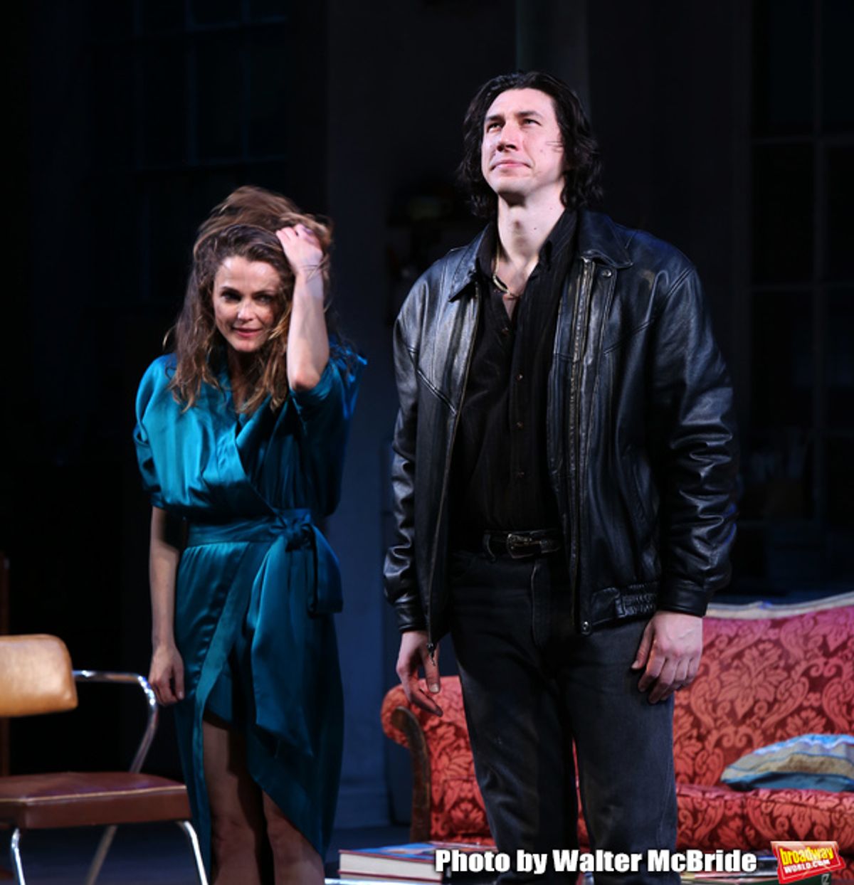 Keri Russell and Adam Driver at 