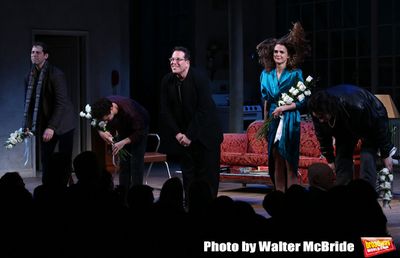 David Furr, Brandon Uranowitz, Michael Mayer, Keri Russell and Adam Driver Photo