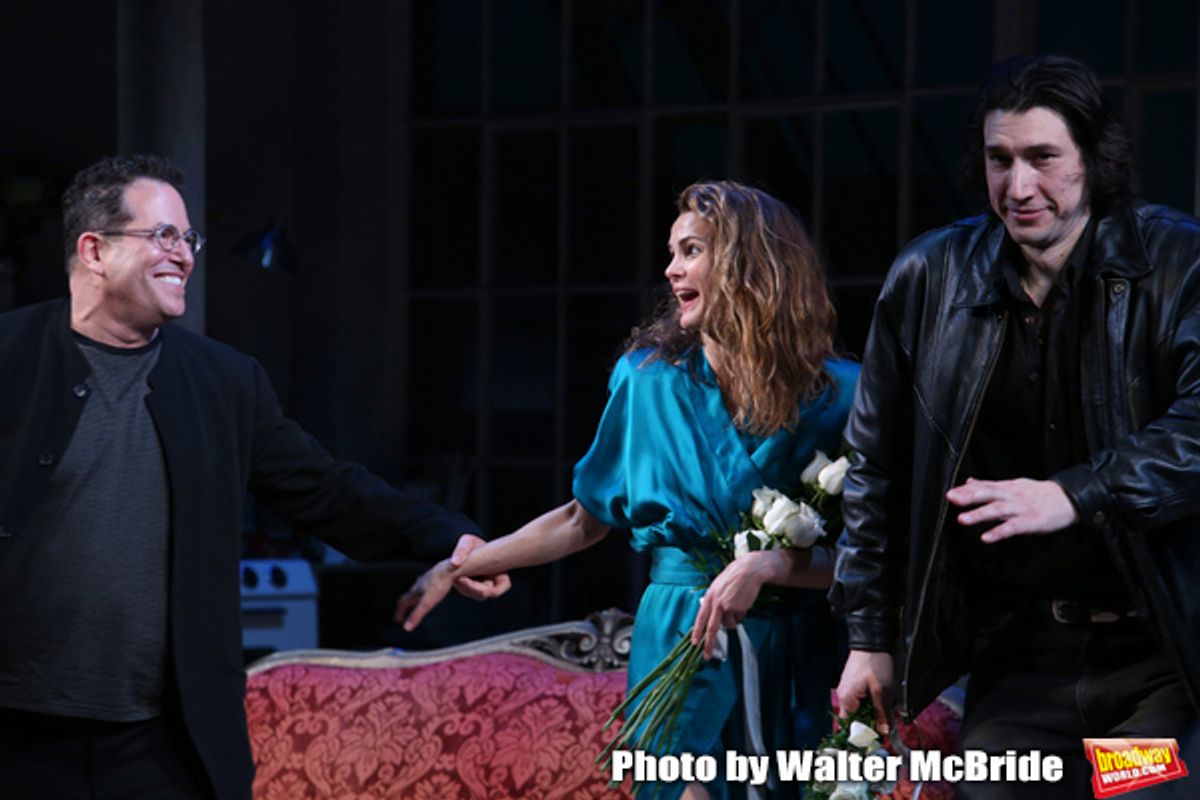 Michael Mayer, Keri Russell and Adam Driver  at 