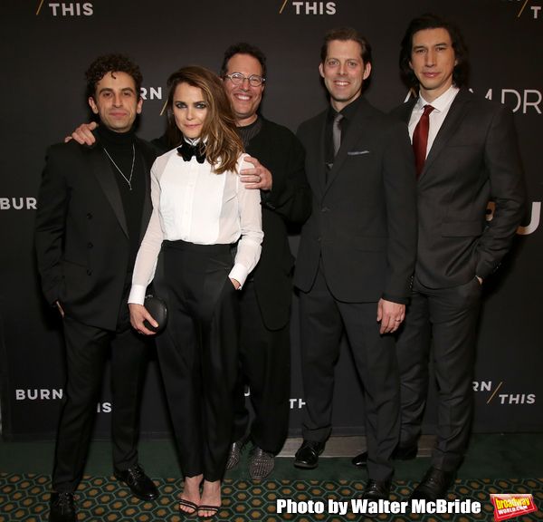 Brandon Uranowitz, Keri Russell, Michael Mayer, David Furr and Adam Driver  Photo