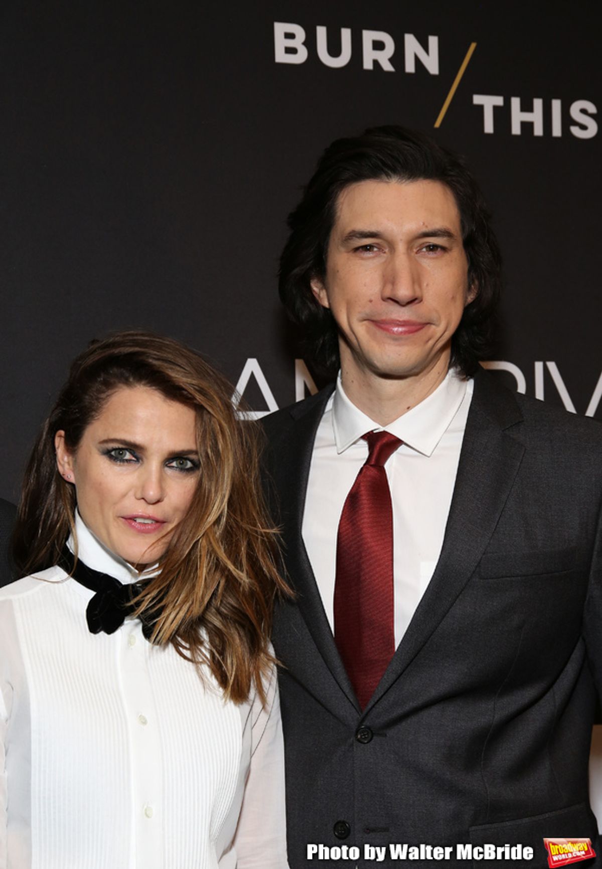 Keri Russell and Adam Driver at 