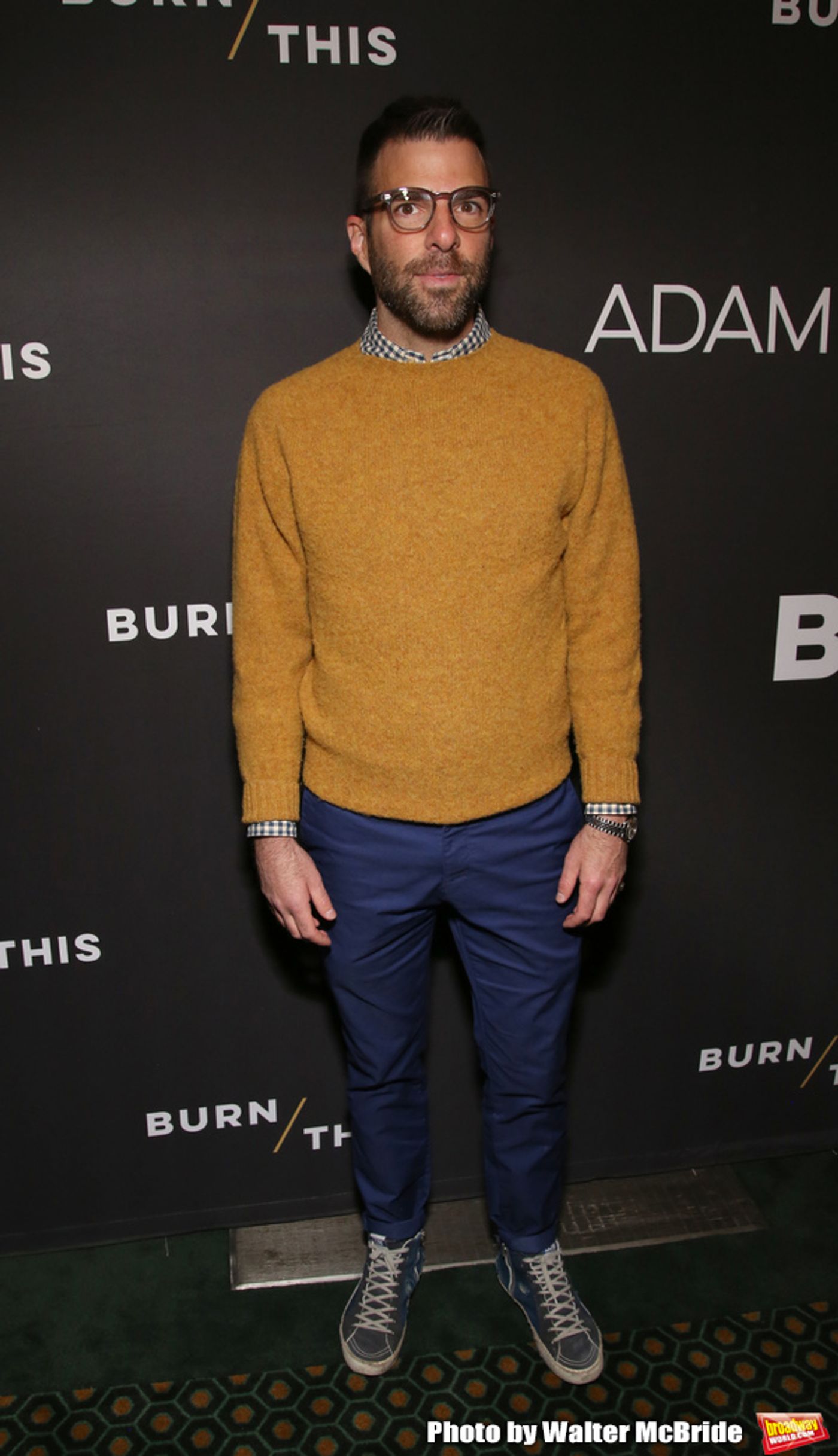 Photo Coverage: Casey Cott, Zachary Quinto, Zach Braff, and More Stars Arrive at Opening Night of BURN THIS  Image