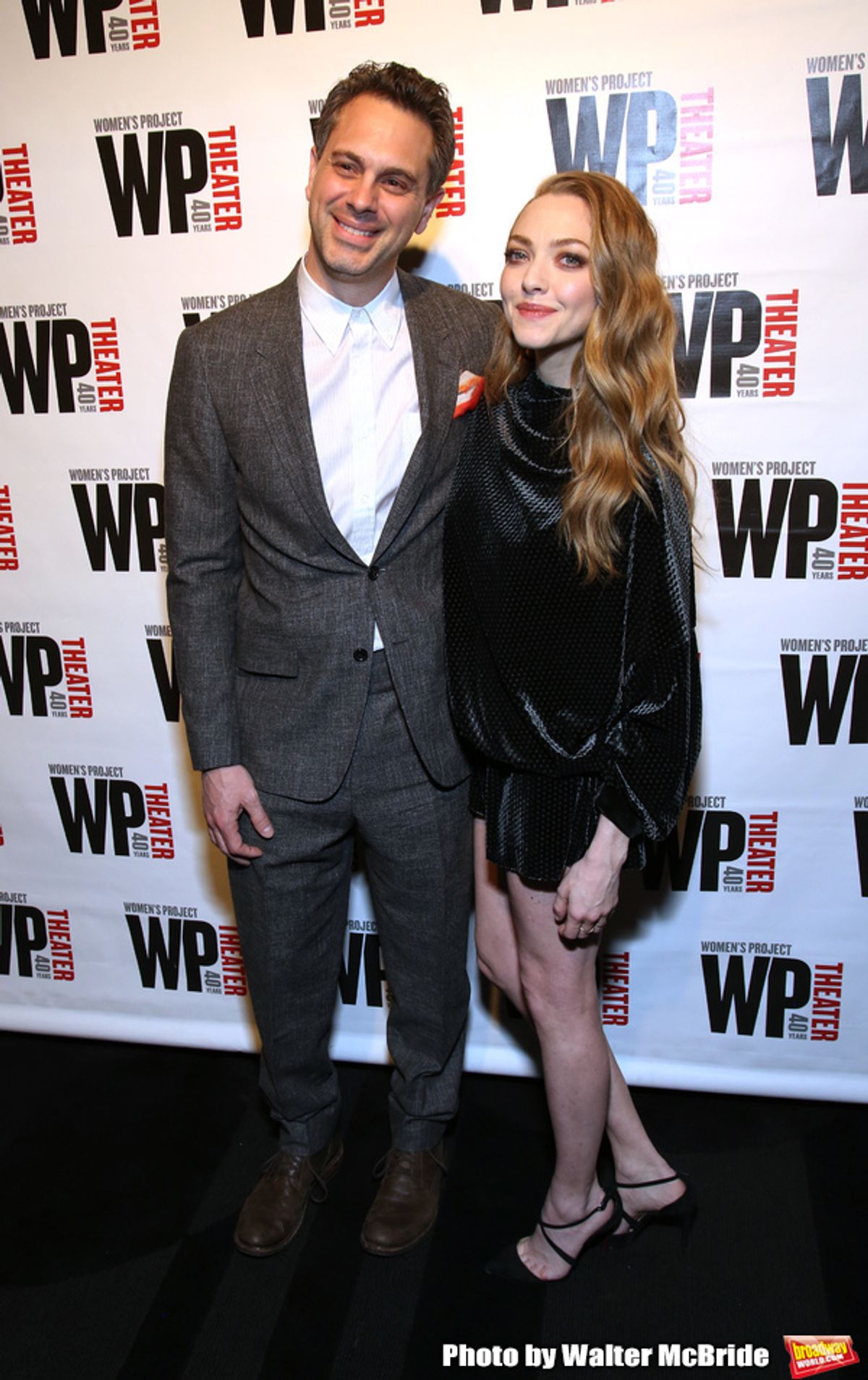 Thomas Sadowski and Amanda Seyfried at 