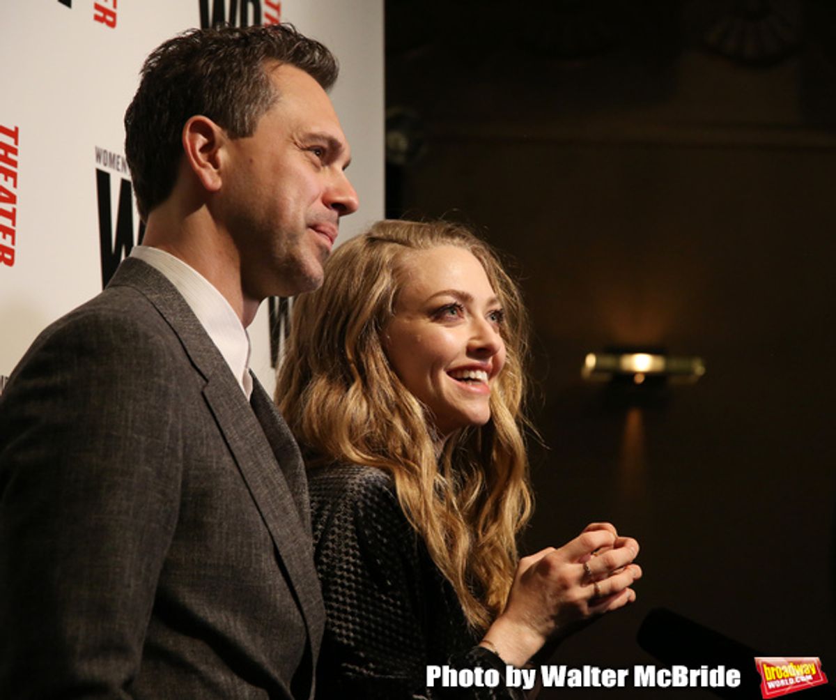 Thomas Sadowski and Amanda Seyfried at 