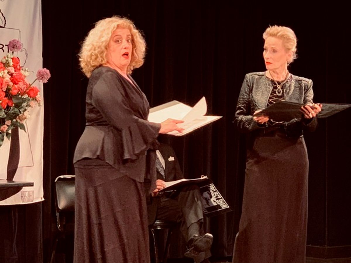 Mary Testa and Laila Robins at 