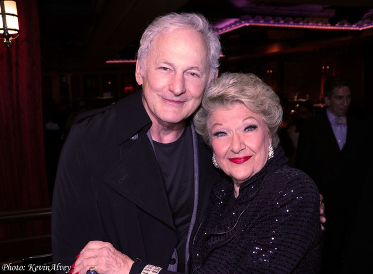 Victor Garber, Marilyn Maye at 