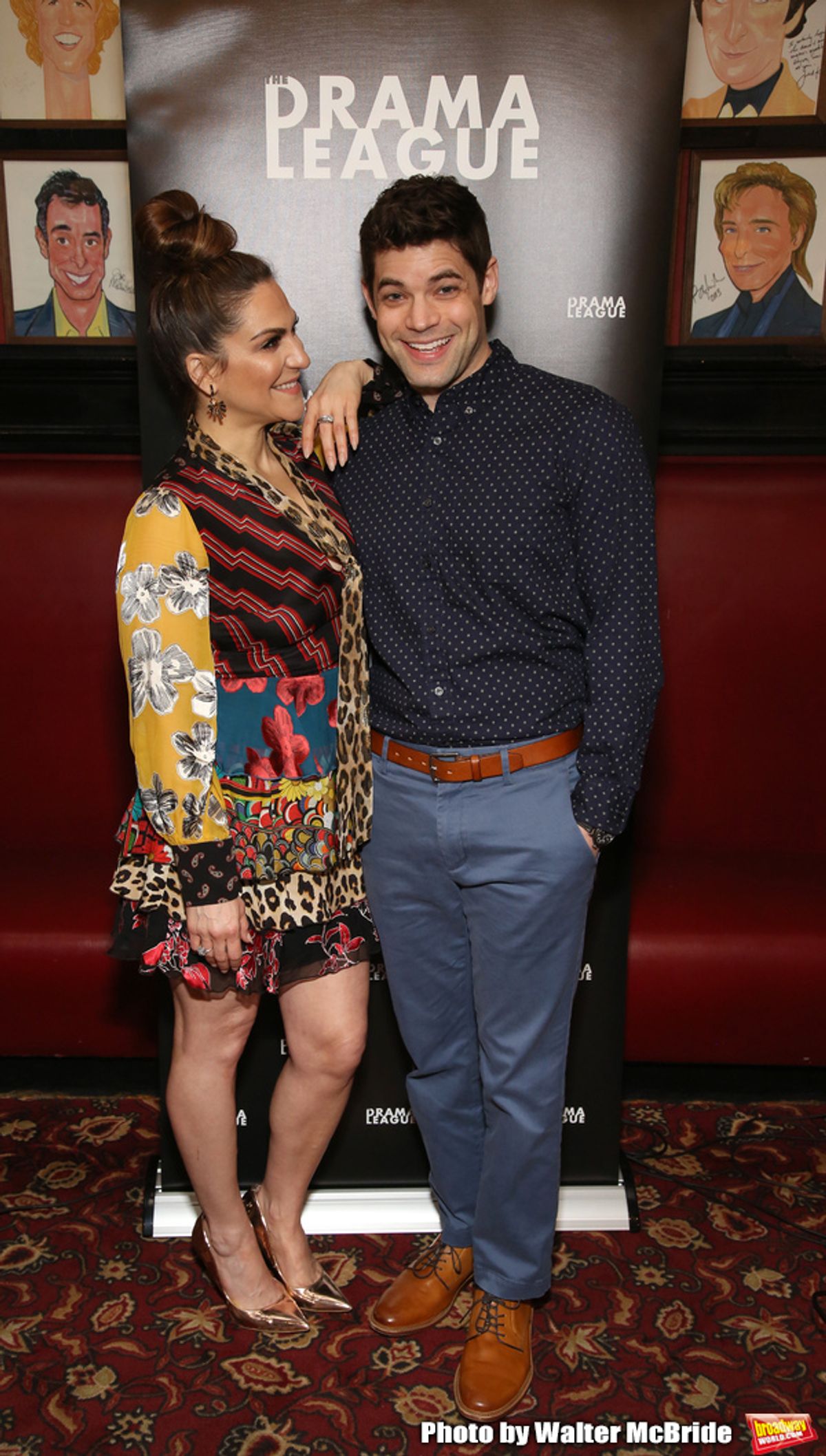Shoshana Bean and Jeremy Jordan  at 