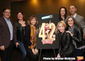 "42nd Street" Alumni: Todd Ellison, Amy Dolan Fletcher, Sara Brians, Alison Levenberg, Kelly Sheehan, Andrew Black and Patty Lyons @ BroadwayWorld "42nd Street" Alumni: Todd Ellison, Amy Dolan Fletcher, Sara Brians, Alison Levenberg Photo