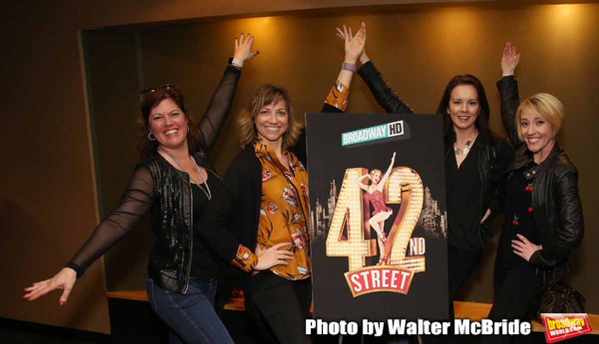 '42nd Street' Alumni:Amy Dolan Fletcher, Sara Brians, Alison Levenberg and Kelly Sheehan at 