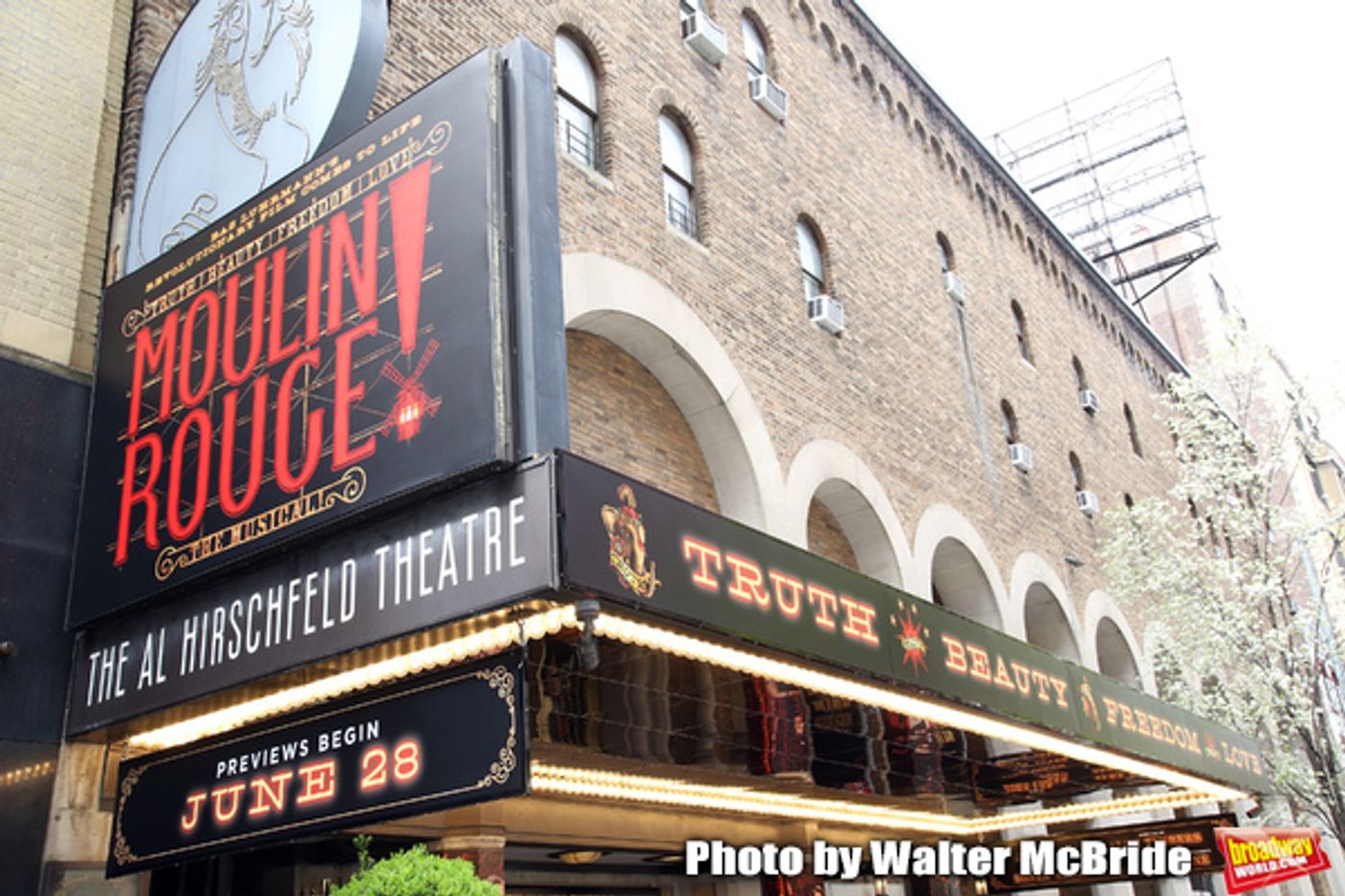 Up on the Marquee: MOULIN ROUGE!  Image