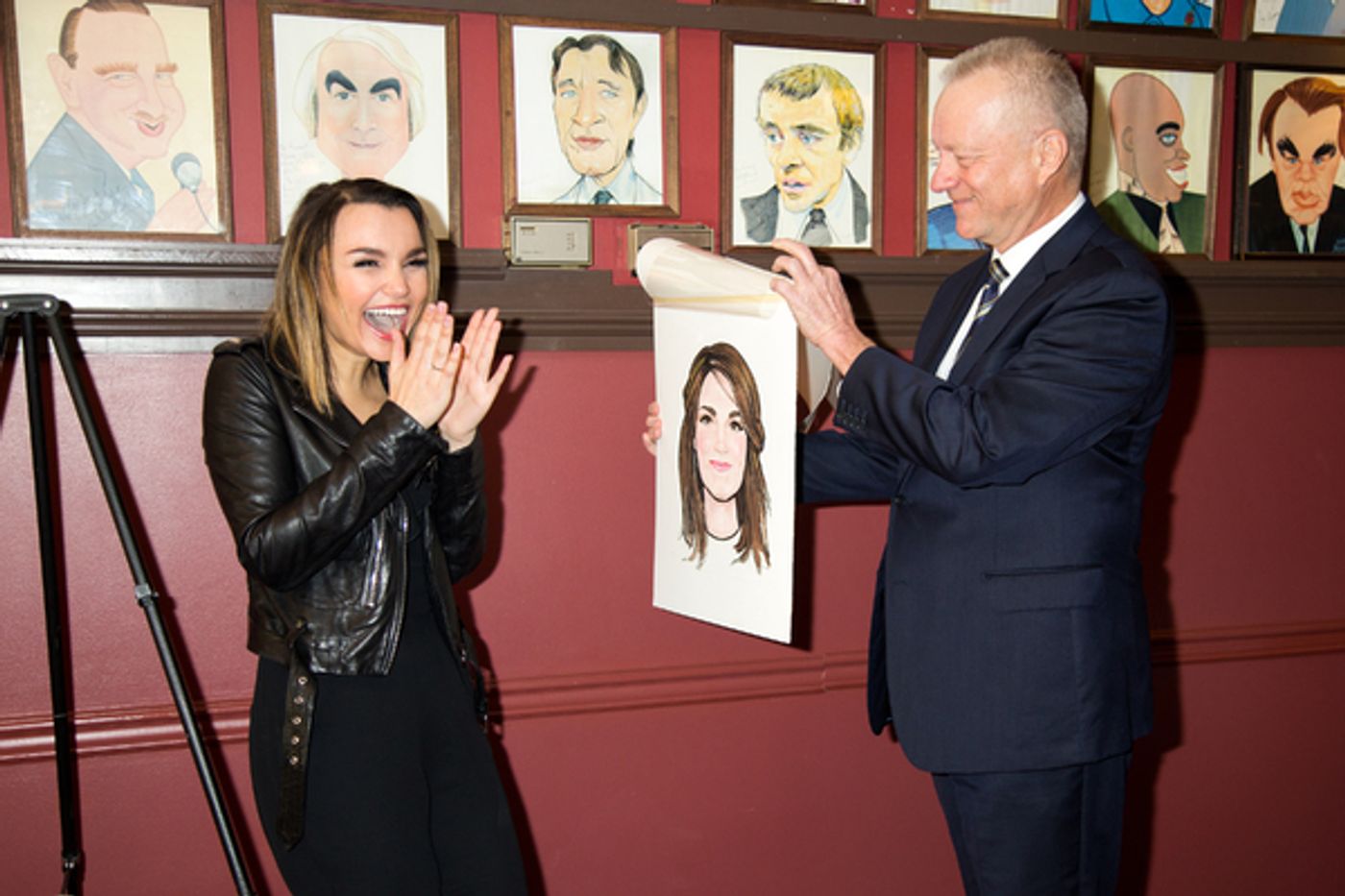 Photo Coverage: Samantha Barks is Honored With Portrait at Sardi's  Image