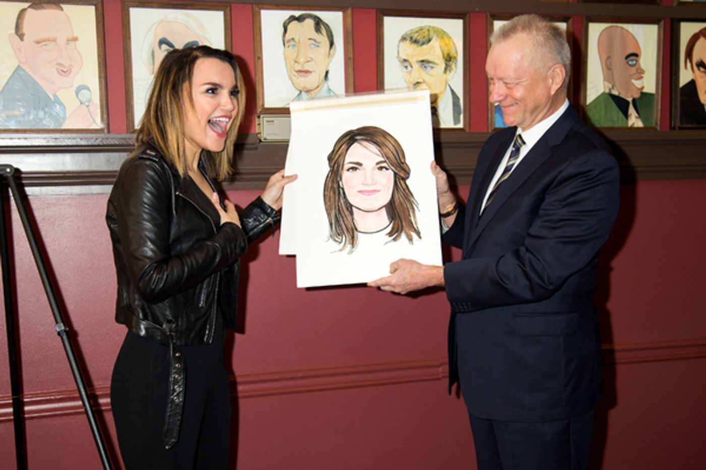 Photo Coverage: Samantha Barks is Honored With Portrait at Sardi's  Image