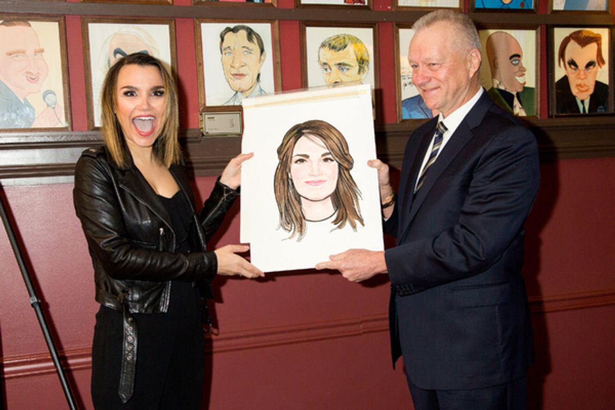 Samantha Barks, Max Klimavicius at 