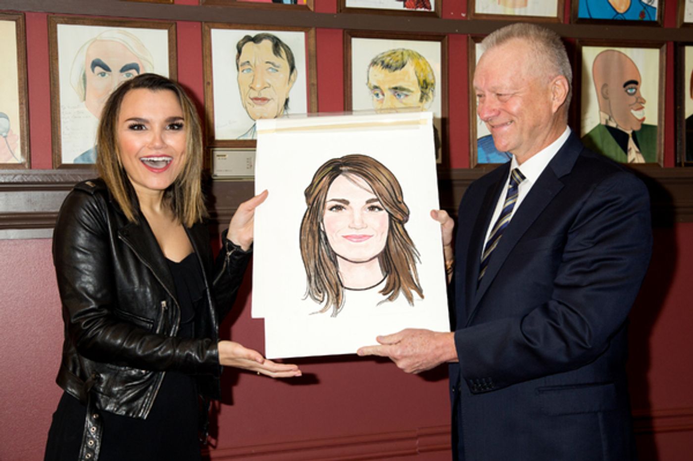 Photo Coverage: Samantha Barks is Honored With Portrait at Sardi's  Image