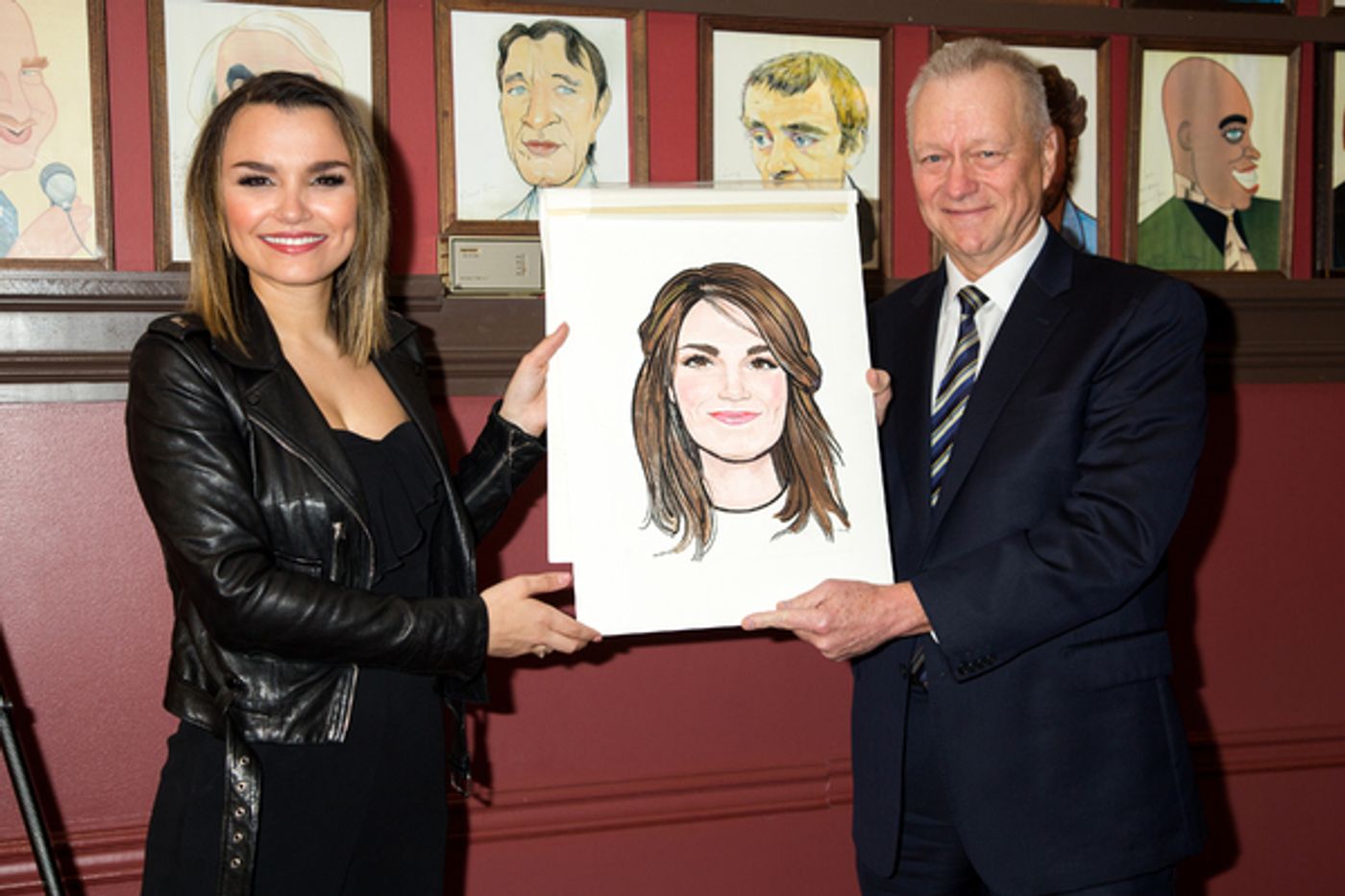 Photo Coverage: Samantha Barks is Honored With Portrait at Sardi's  Image