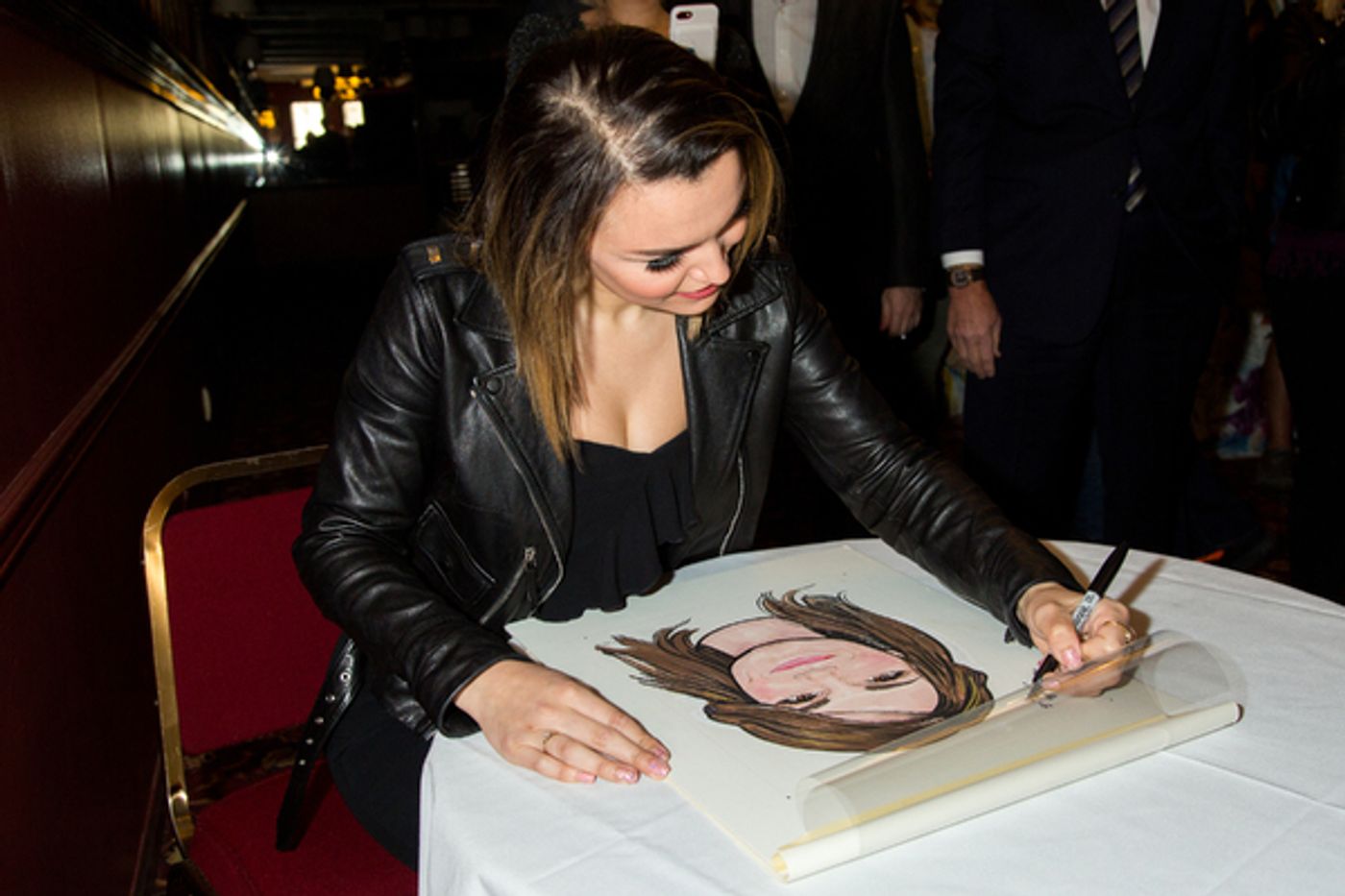 Photo Coverage: Samantha Barks is Honored With Portrait at Sardi's  Image