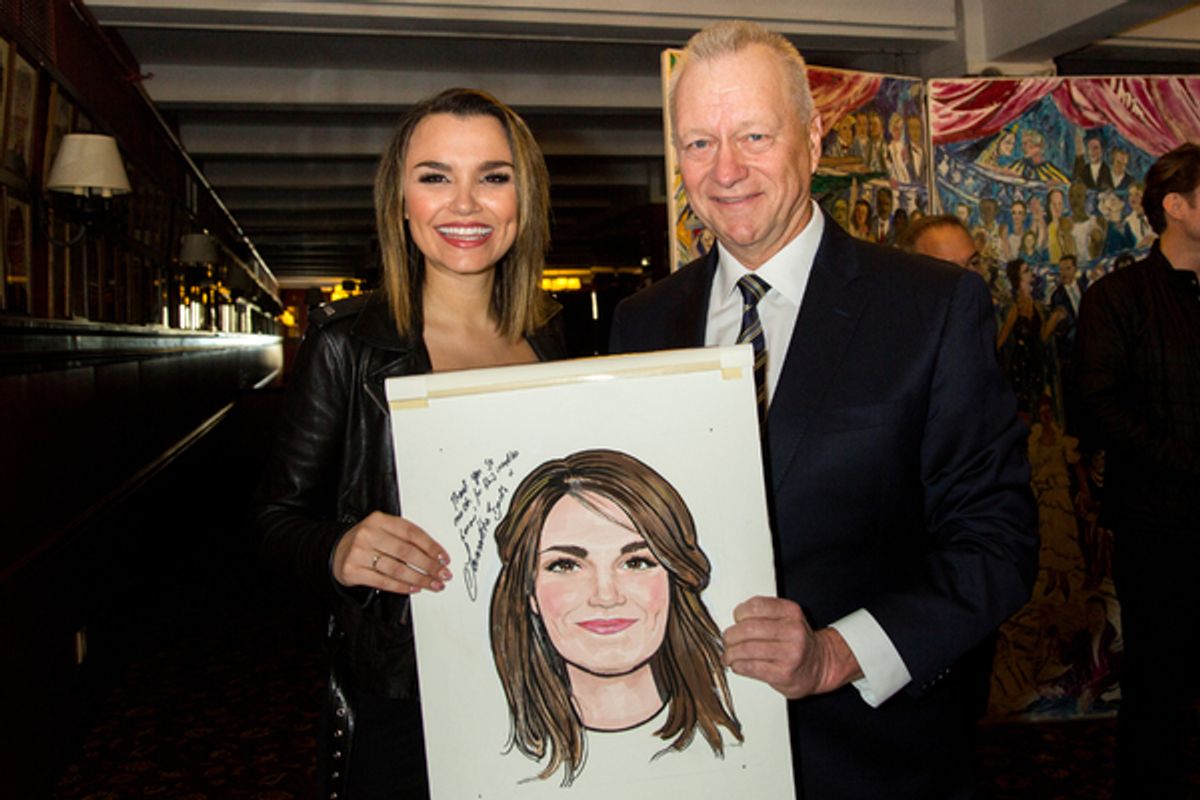 Samantha Barks, Max Klimavicius at 