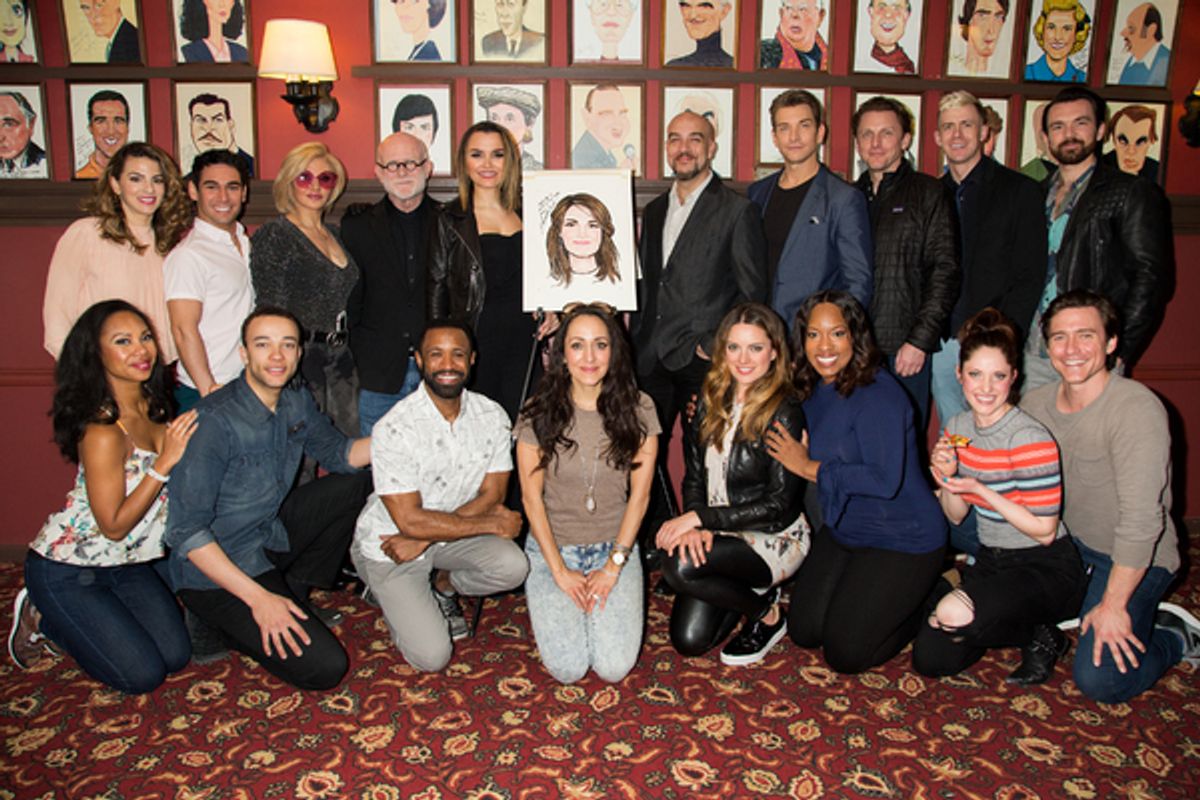 Samantha Barks and the cast of PRETTY WOMAN at 