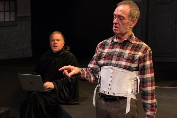 (L to R) JED SLAUGHTER (Wayne) and TIM HOBAN (Phil) from the Lakewood Playhouse Produ Photo