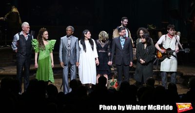 Patrick Page, Amber Gray, Andre De Shields, Rachel Clavkin, Anais Mitchell, David Neu Photo